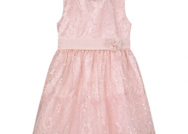 Παιδικό φόρεμα με κεντημένες λεπτομέρειες για κορίτσι | ΠΟΥΔΡΑ - Energiers - 